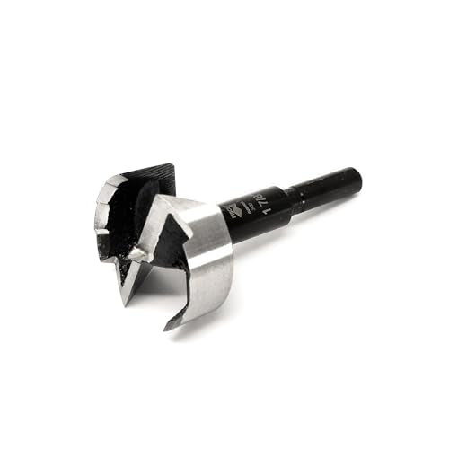 Forstner Drill Bit Black Shark Forged Steel for Woodworking Size: 1-7/8 in - size: 1-7/8 in