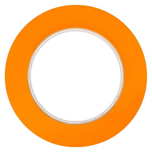 Custom Shop 3/4" Fine Line Tape Polytape Orange Fineline Masking Tape - size: 3/4"