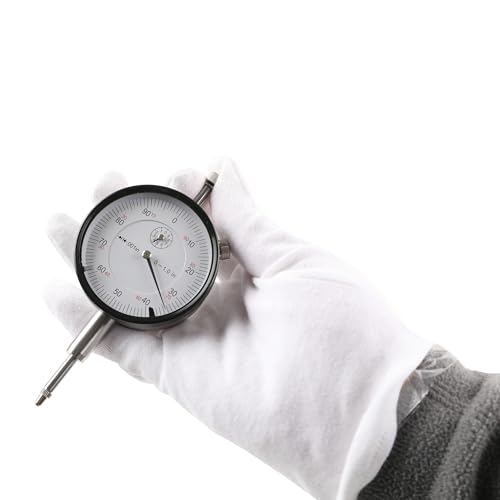 HFS Dial Indicator, 0-1" Range, 0.001" Graduation, 1/4" Lug Back - size: 0-1" x 0.001"