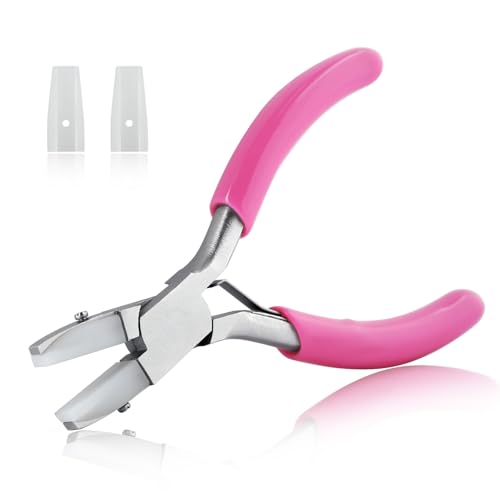 SPEEDWOX 3.5-Inch Double Nylon Flat Jaw Pliers Jewelry Making Pliers - style: Flat Nylon Jaw Pliers