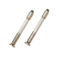 2PCS Vice Holder Tool Round Head Pin Vise for Removing Pins, Screwdriver Bits, Taps, Reamers, Scribers, Wire, Small Files
