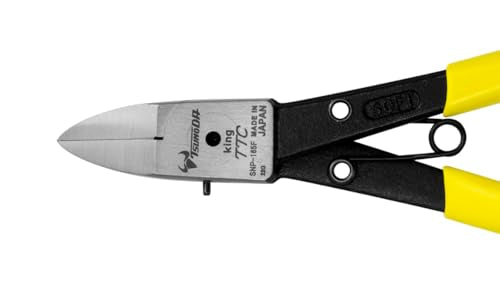 Tsunoda, SNP-165F Slim-type Diagonal Cutter for Plastics (6.5-Inch Flat) - style: 6.5-Inch Flat