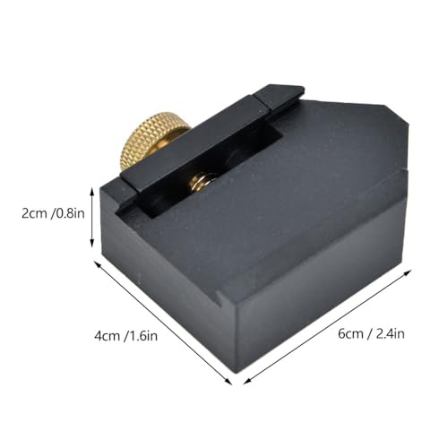 Woodworking Scribing Locator 26-30mm - Aluminum Alloy Positioning Block for Measuring and Marking, Precision Machined Adjustable Fixing Tool