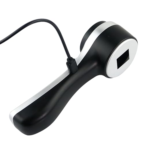 10X Optical Magnifying Glass with Light, Scale, Measure Scale for Jewelry - color: Rechargeble Optical Magnifier With Led
