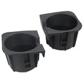 Osompar Cup Holder Insert (Pair) Compatible with 2005-2015 Toyota Tacoma Replaces 66991-04012 66992-04012