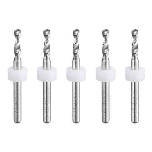 uxcell PCB Drill Bits 2.6mm Tungsten Carbide Rotary Tool Jewelry CNC Engraving Print Circuit Board Micro Drill Bits 1/8 Inch Shank 5 Pcs - color: White, size: 2.6mm