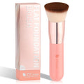 DUcare Foundation Brush for Liquid Makeup,Flat Top Kabuki Foundation Brushes - Premium Makeup Brush for Liquid, Cream, Powder,Buffing, Blending,Pink - color: Pink