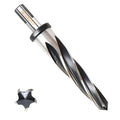 1" Reamer Drill Bit for Metal, M2 HSS Taper Reamer for Steel, Alloy, Wood, Plastic to Align, Enlarge Holes – 5-Spiral Flutes, 1/2" Non-Slip Shank, 25mm Car Reamer, Bridge Construction Reamer. - size: 1 in