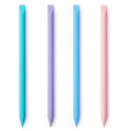 Silicone Stir Sticks - 4 Pcs Reusable Epoxy Mixing Sticks, Pointed Mixing Stick for Paint, Mix Resin, Arts, Crafts, Handmade Crafts, Stirring Rods (4 Colors)