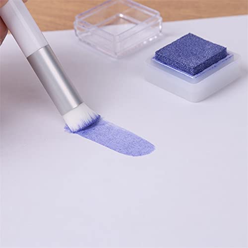 10 Pack Mini Blending Brushes Sets for Card Making Drawing Crafting Ink Paintbruhses Sets for Stamping Scrapbooking Background Card Stencils Die Cuts Card Making Scrapbooking Stamping Crafting Tool - color: 10 Pack Brushes Sliver