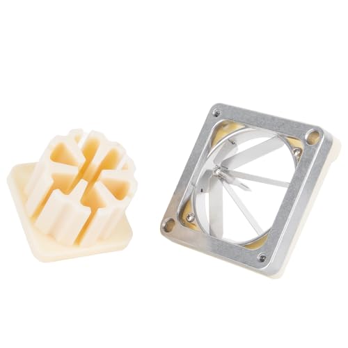 Wedge Blade Multi-model universal Stainless Steel Replacement 6 Wedge Chopper Blade & Pusher Block Set For Commercial Fruit Vegetable Cutter Interchangeable Blade (6 Wedge) - size: 6 Wedge