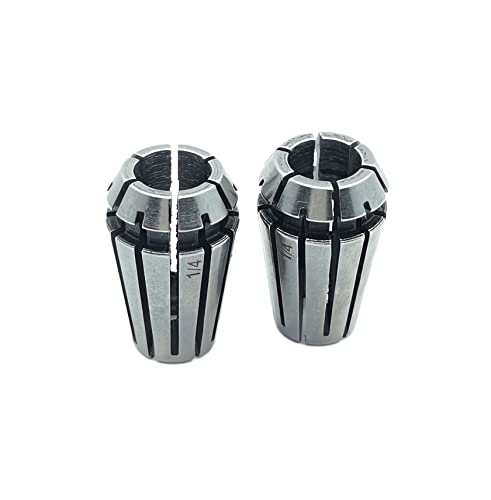 2pcs ER11 1/4" Spring Collet Precision Mill Chuck Collet CNC Engraving Machine & Router Milling Lathe Tool Holder (2pcs er11 1/4) - size: 2pcs ER11 1/4