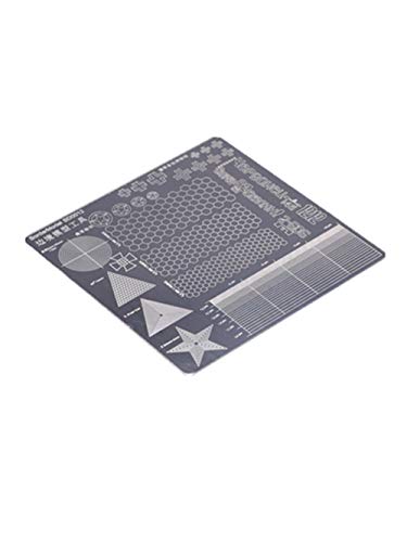ANSAI for Hobby Military Model Scale Model -Stainless Steel Reusable Scribe Board,Carved,Drawing Painting Masking Tape Stencils