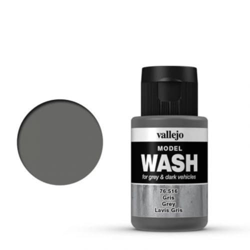 Vallejo - Wash FX | Off-Grey 35 ml. (1.18 fl.oz.) | Designed for Grey & Dark Vehicles | Visual Realism for your Projects | Brush or Airbrush Use - style: Off-Grey 35 ml. (1.18 fl.oz.)