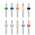 PATIKIL 10 Pack 0.2mm Micro Drill Bits Carbide Tungsten Steel - size: 0.2mm