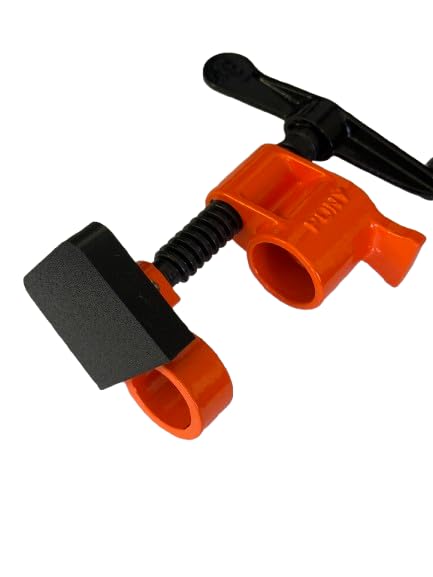 3DPrintedByHaydenG Replacement Clamp Pads for Pony Jorgensen 7456 – Fits 3/4" & 1/2" Pipe Clamps (Models 50, 52, 7200) – Non-Marring, Protective Soft Cushion Pads – Made in USA (2 Pack)