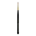 Princeton Mini-Detailer Round Brush, Synthetic, Short Handle, Size 2, 1 Count - color: Black, size: 2