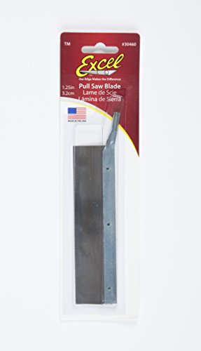 Excel Pull Saw Blade, 1-1/4-Inch Deep, 24 Teeth Per Inch - style: 1.25 Inch Deep (24 Teeth/Inch)