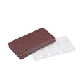 uxcell 100 Grit 1/3 Sanding Sheet Sander Sandpaper Hook and Loop Pads 8 Hole 15pcs - style: 100 Grit