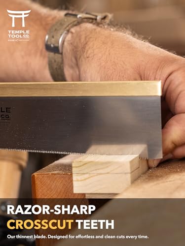 Japanese Pull Saw - Ultra Fine Dozuki 7 for Kumiko 0.2mm blade - Dovetail saw Dozuki Wood Saw - Temple Tool Co. - style: Dozuki 7