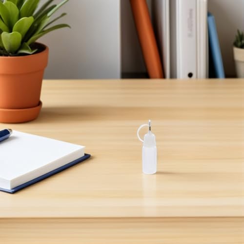 20pcs 10ml Needle Tip Glue Applicator Bottles for DIY Crafts, Small Portable Squeeze Bottles with Fine Tips, for Quilling, Adhesive Dispensing and Detailed Painting