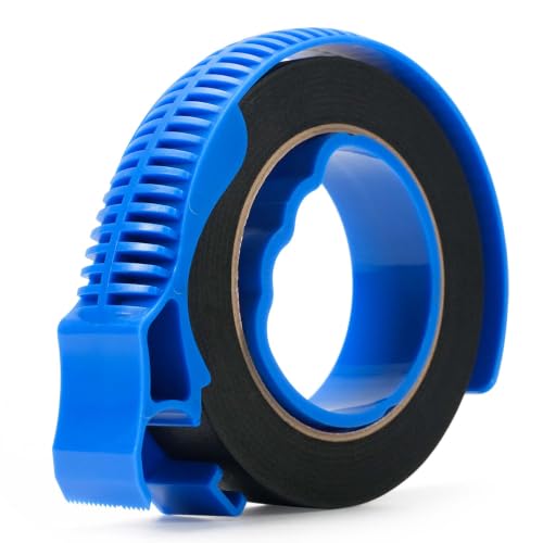 Adhes Black Masking Tape Painter Tape Dispenser 25mm x 50m
