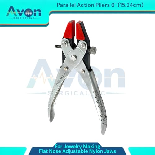 Essential Jeweler Parallel Pliers - Wire Bending, Wire Shaping, Beading, Jewelry Repair Parallel-Action Pliers | Apply Even Pressure Every Time. ((#J12+#J13+#J14) - Set of 3) - style: (#J12+#J13+#J14) - Set of 3