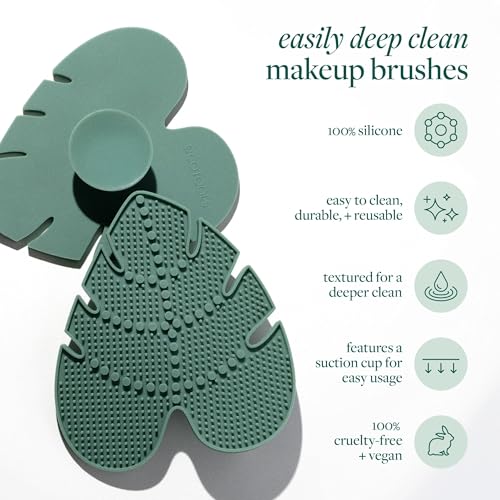 EcoTools Brush Cleaner Mat + Deep Clean Shampoo Bundle, 2 Piece Set - size: 2 Count (Pack of 1)