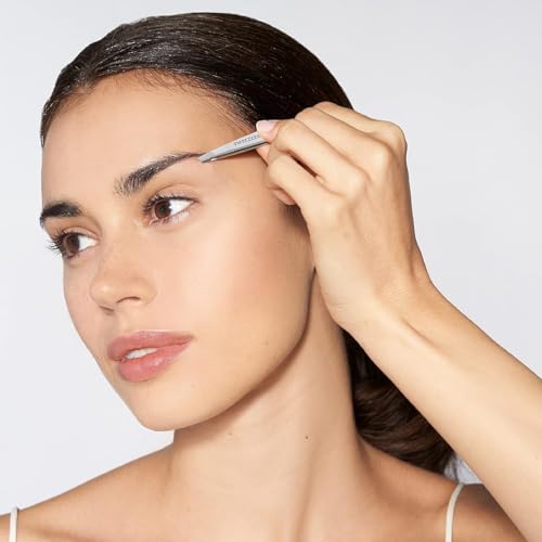 Tweezerman Mini Slant Tweezer – Tweezerman Tweezers for Eyebrows Classic - color: Stainless Steel, Green Tea, Apple, Blooming Lilac, Lavender, Flamingo Pink, Rose Gold