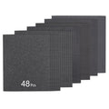 SCOTTCHEN Sandpaper 48 Pcs, 113 * 135MM Silicon Carbide Wet Dry Sanding Sheets, 80/120/180/240/320/400 Grit, for Wood Metal Furniture Refinishing Rust Removal - style: Sandpaper for Hand Sanding Blocks