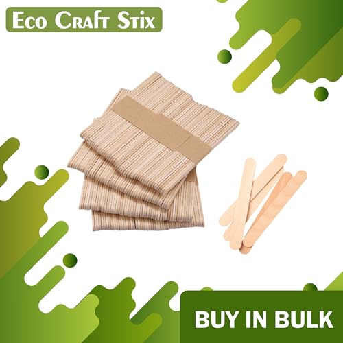 Eco Craft Stix Jumbo Craft Sticks. Case of 5000 ct - size: 5000 Count