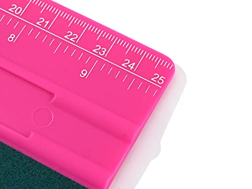 NEWISHTOOL Squeegee for Vinyl, Sign Making, Decals, Craft, Wallpaper Tools - color: Rose Pink, size: 25cm