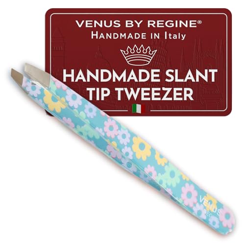 Venus by Regine Handmade Slant Tweezers for Eyebrows - color: Small Flower