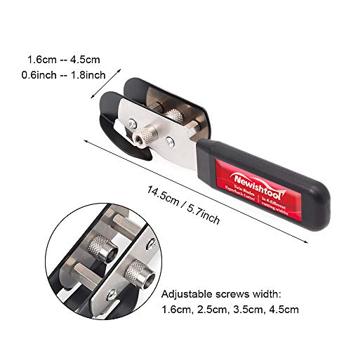 NEWISHTOOL Dual Blades Vinyl Cutter Two Cuts in One and 4 Width-Spacer Pins - color: Dual-blade-knife Set
