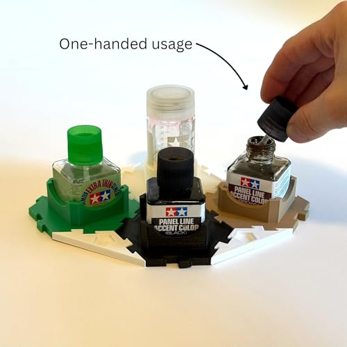 301 Creations Easy-Open Holder and Organizer for Tamiya Surface Primer-G (87075) - color: Light Grey