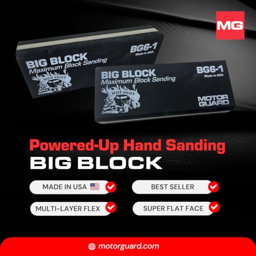 Motor Guard - Big-Block Maximum Sanding Block 6-1/2 (BG6-1), One Size