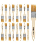 Bates- Chip Paint Brushes, 1 Inch, 16 Pack Natural Bristle Brushes - size: 1 Inch, 16 Pack