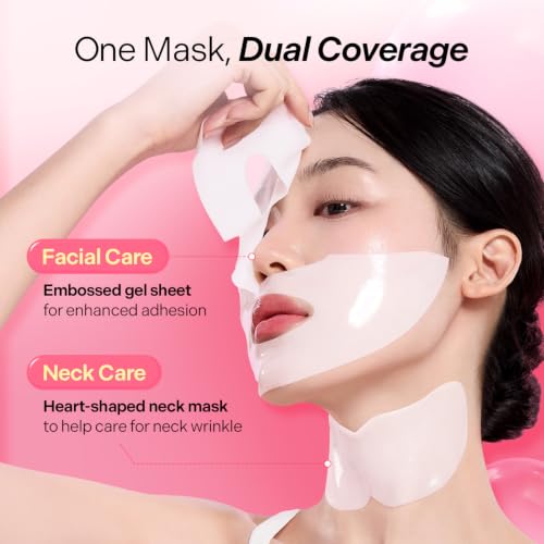 Torriden CELLMAZING Collagen Firming Gel Sheet Mask for Face & Neck (4 Pack) | Smoother, Firmer-Looking Skin with 5D Collagen Complex | Korean Skincare Mask - color: Collagen Gel Mask(Face&Neck)