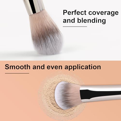 TEOYALL Highlighter Brush, Small Plush Fluflly Under Eye Setting Brush - style: Small Blush
