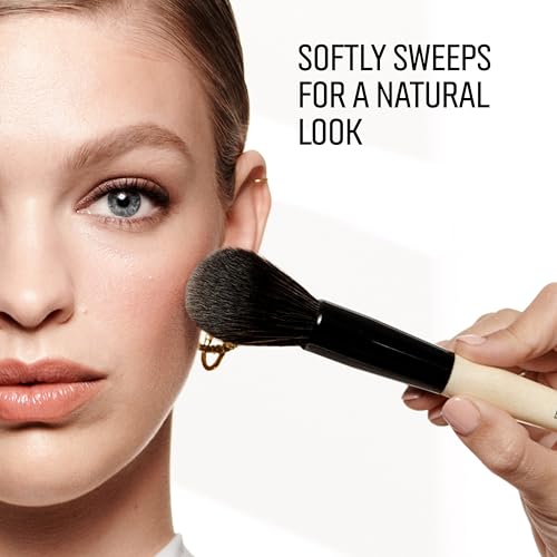 Bobbi Brown Cheek & Powder Brush | Multi-Purpose Brushes for Blending Blush, Bronzer or Powder for Seamless Application - style: Powder, Classic Design
