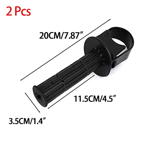 Still Awake 2Pcs Adjustable Electric pick Side Handle Rubber Coated Electric Hammer Drill Front Side Handle Grip for 081008110840 Electric Pick Hammer (0810) - size: 0810/0811/0840(2 Pcs)