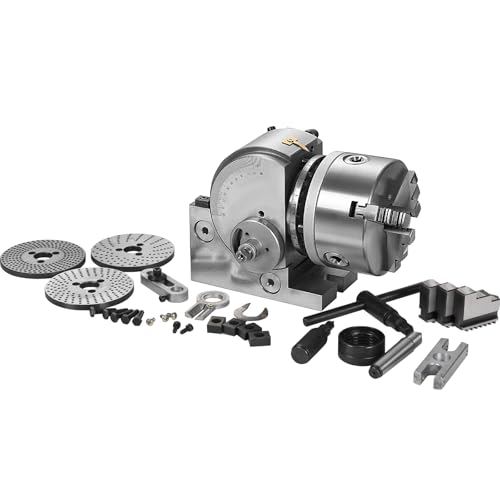 6 Inch Dividing Head Set Precision Dividing Head for Milling Machine Rotary Table for Milling Grinding Drilling Machine - size: 6 Inch