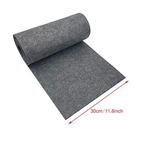 aufodara Felt Fabric 11.8 x 98.4 inch Craft Felt Fabric Roll, Felt 3mm Thick for Felt Table Mats DIY Arts & Crafts Patchwork Sewing Decorations (Dark Grey) - color: Dark Grey