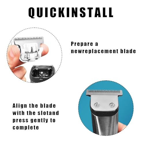 Replacement Detachable T Blade Compatible with Wahl Trimmer Multiple Models - color: 1PC