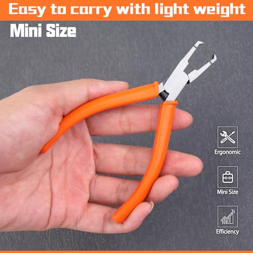 4.5" Transverse End Cutter with Flush Jaw 5mm SMT/SMD Chip Cutters Side Cutting Pliers - style: 5mm