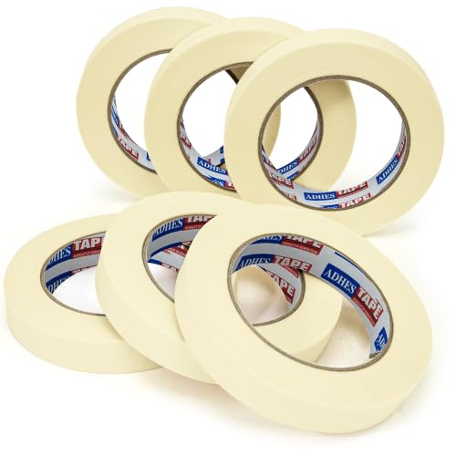 ADHES White Masking Tape Painter Tape 18mm x 50m - color: White, size: 18mm x 50m