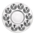 MECCANIXITY Aluminum Paint Tray Palette 10 Well Paint Mixing Pallet
