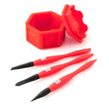Sili Glue Brush Kit with Micro Wood Glue Applicator Brushes & Storage Pod