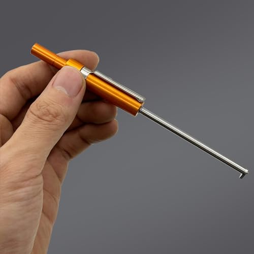 Car Brake Pad Thickness Gauge Measure Tool,1.5mm-11mm with Scale,Brake Shoe Gauge Auto Brake Pad Thickness Base Plate Brake Pad Tester Brake Pad Detection Pen Scale. (2)
