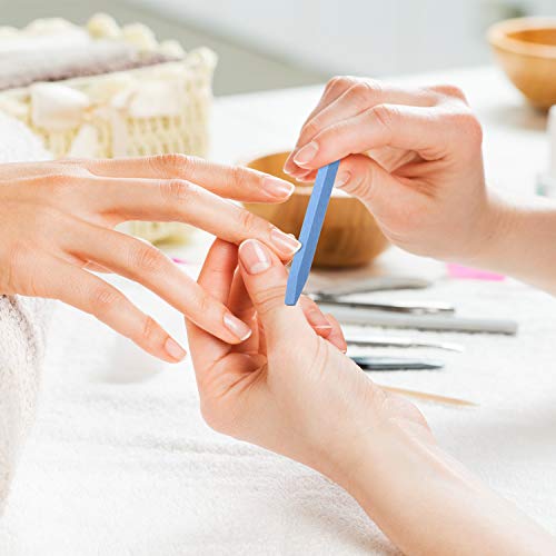 Mudder 20 Pcs Stone Nail File Pumice Stick for Nail Buffing Tool,4 Colors - color: 4 Colors